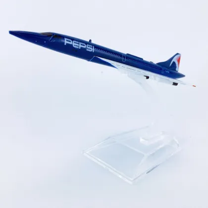 16cm 1:400 Scale PEPSI Concorde Aircraft Static Model