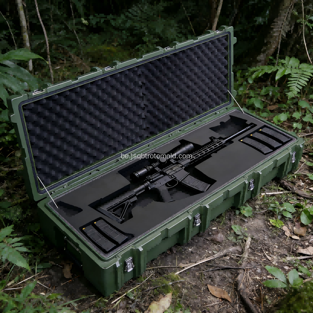 Бясшвовая канструкцыя Rotomolded Flight Rack Case