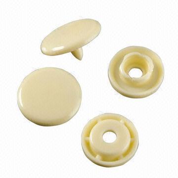 Plastic Snap Fastener, Various Sizes and Colors are Available, OEM Orders are Welcome