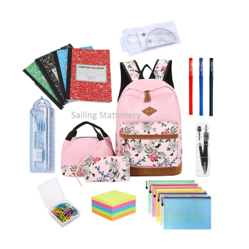 Completa il kit Essentials di ritorno a scuola: set di articoli di cartoleria personalizzato tra cui diario, notebook, borsa a matita, cartella dei documenti e altro ancora