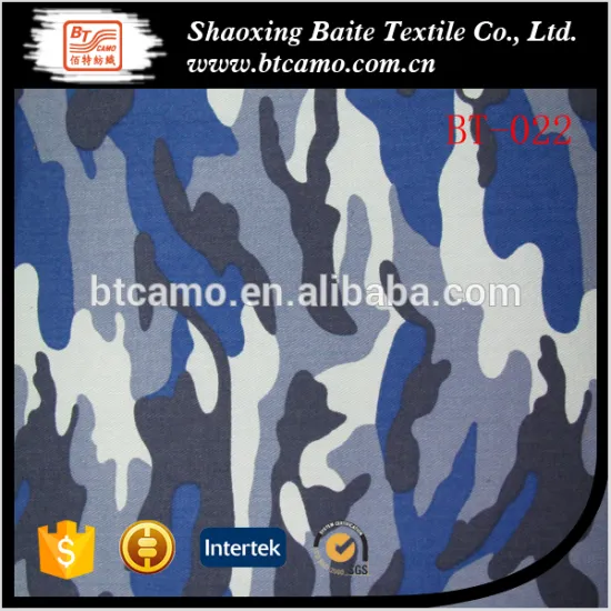 Poly/Cotton Army Navy Camouflage Fabric