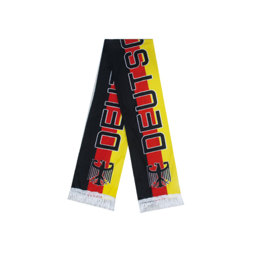 Partihandel polyester siden halsduk Custom Long Scarf