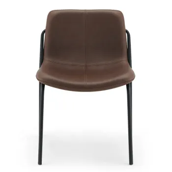 Factory Supply Custom High Standard Durable Brown Luxury Modern Dining Chairs