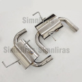 Saldatura inossidabile inossidabile mini r52 / r53 cooper s catback scarico 2,5 ″ prestazioni sport