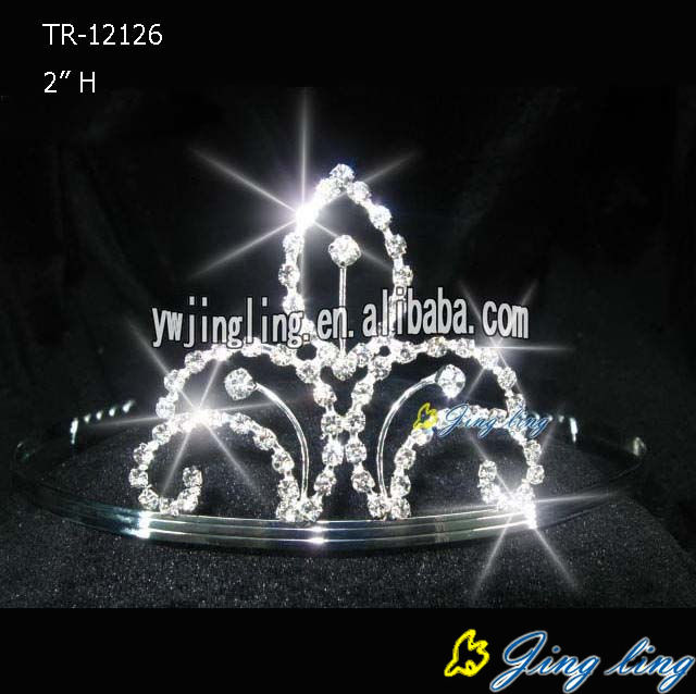 Rhinestone Crowns Cheap Wedding Tiara TR-12126