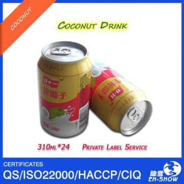 Cheap Price Fresh 310ml Can(tinned) Coconut Milk Drink