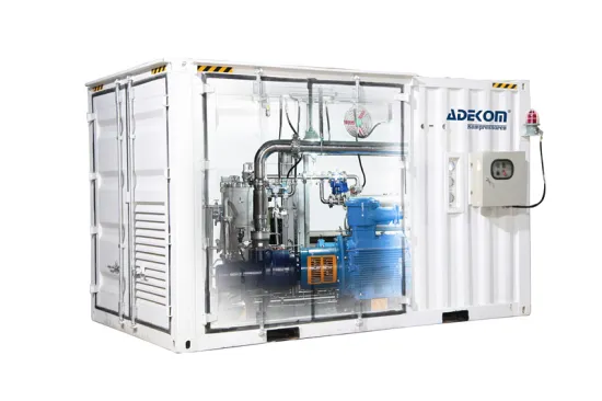 Containerized VSD Screw Bio Gas Compressor