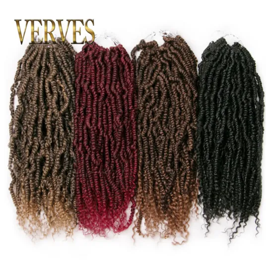 Spring Twist culry kinky Crochet Braid Hair Extensions 12 inch,24 strands/pack Synthetic ombre braiding hair twist
