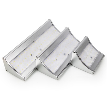 Solar Outdoor LED Wall Light Aluminium 1100lm