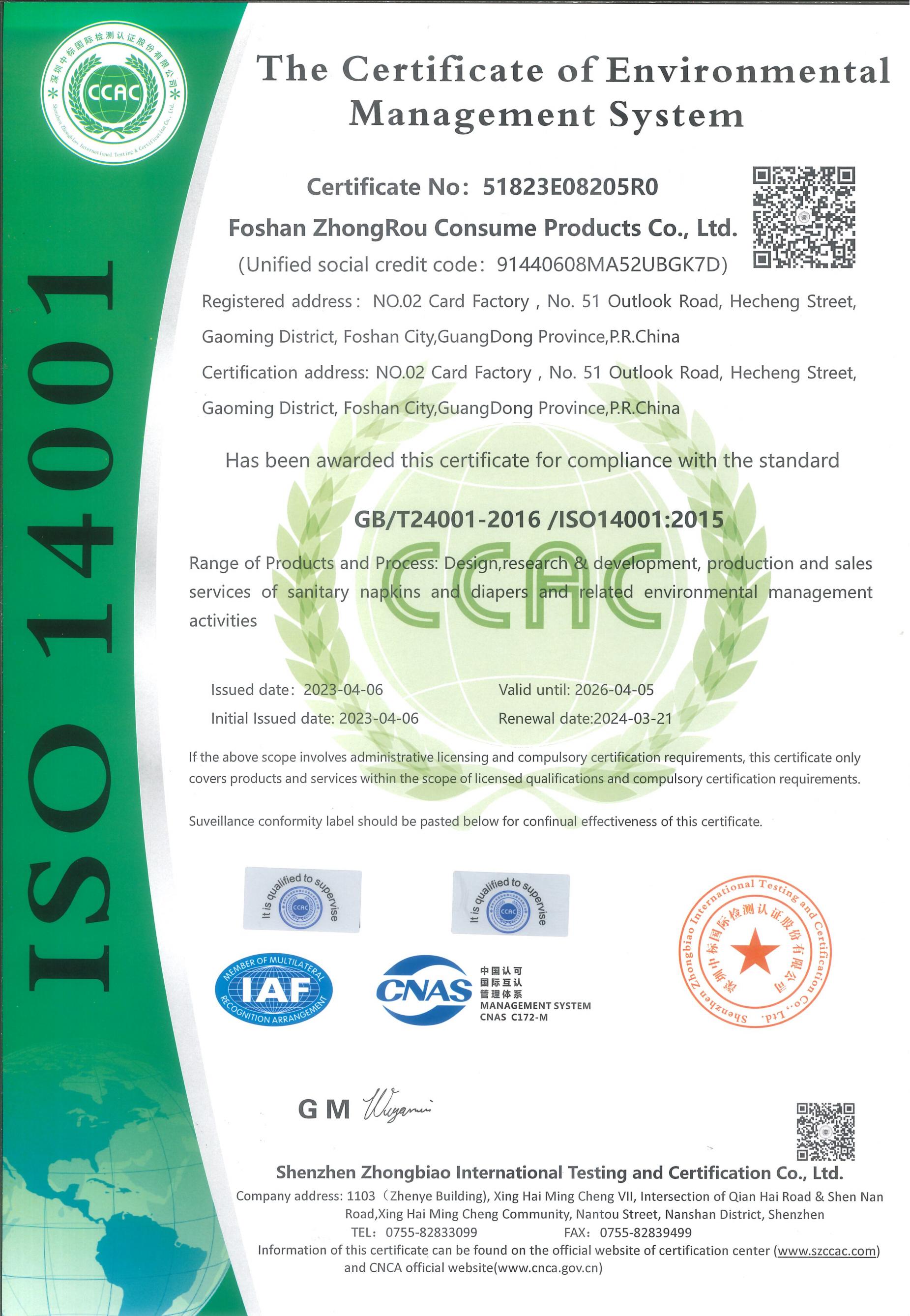 zrg сертификат