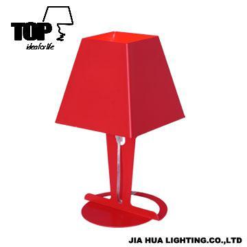 Red Metal Table Lamp Lighting