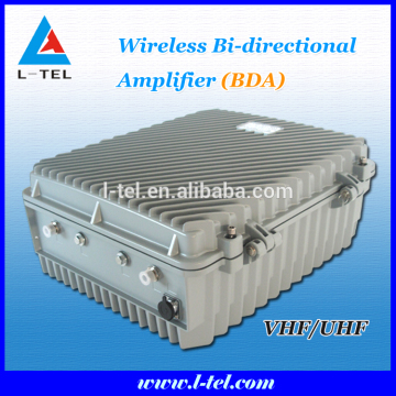 Bi-directional amplifier trunking system two way radio UHF repeater