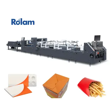 Automatic 1100AS Box Folding Gluing Machine - 300m/min Crash Lock Bottom Straight Line Carton Folder Gluer