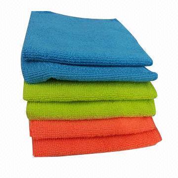 6-piece/set microfiber cleaning cloth, made of 80% polyester 20% polyamide