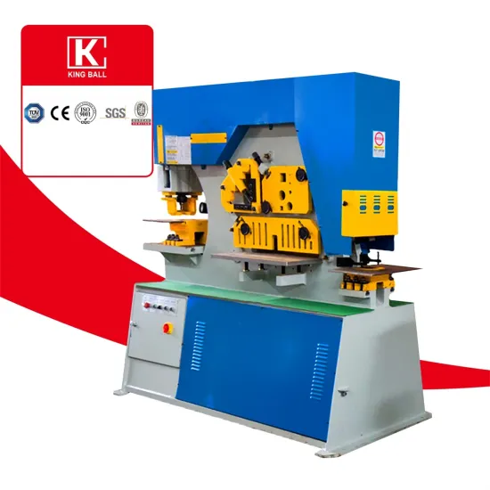 90 Tons Hot Selling Q35Y-20 Series E Ironworker for Metal Processing