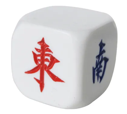 Good quality 30MM polyresin crystal mahjong dice