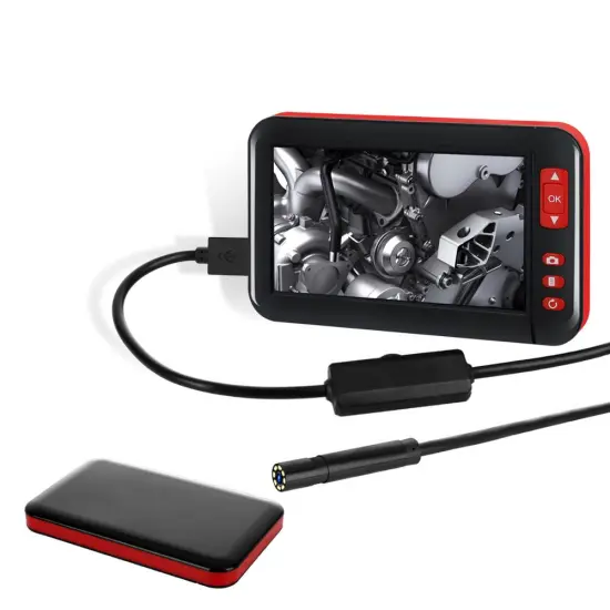 3.5 Inch LCD Borescope with 2600mAh Rechargeable Battery Inspection Camera