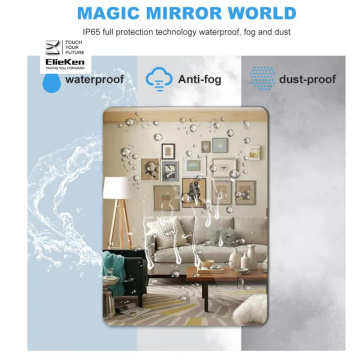 Smart interactive Magic Mirror Display bathroom advertising