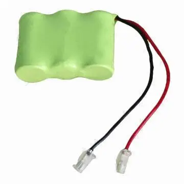 Rechargeable Battery Pack, Ni-MH, 2/3A, 1,100mAh, 3.6V