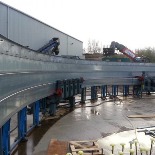 Fabricación de acero Rollo de metal formando la máquina de silo lipp