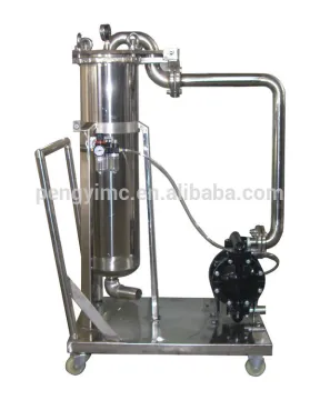 liquid chemical filtering machine bag type filter
