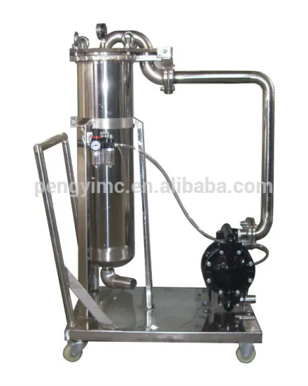 liquid chemical filtering machine bag type filter