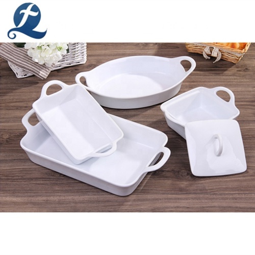 고품질 사각 세라믹 쟁반 굽기 bakeware