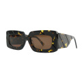 Square Acetate Sunglasses Black