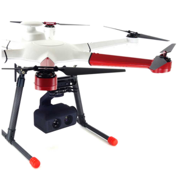 Drone With DUAL IR-EO GIMBAL
