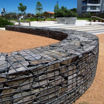 Sistemas de parede de retenção de Gabion soldados engenhados