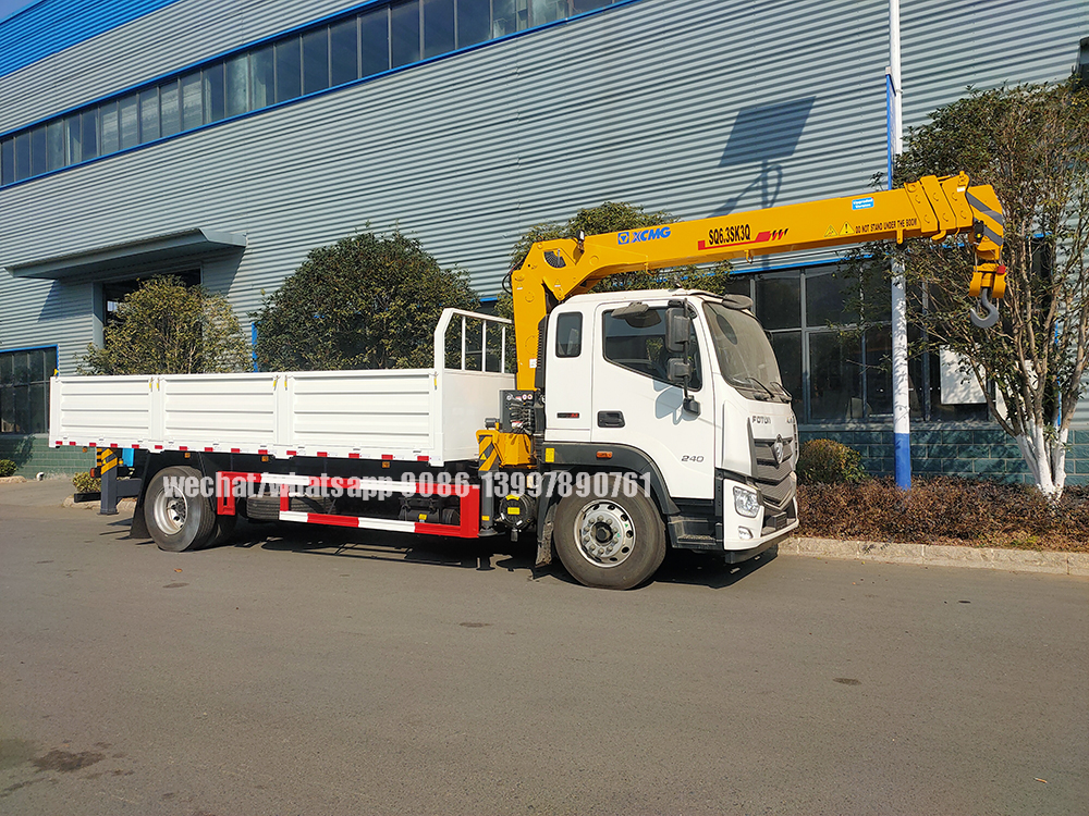 Cargo Truck With Crane Jpg