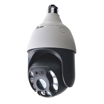 Tuya Smart 5MP Motion Tracking Bulb Camera Wireless Camera พร้อม Vision Night Color Night และ PTZ เต็มรูปแบบ