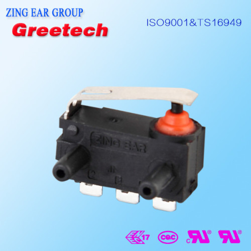 Waterproof micro switch t125 5e4 waterproof micro switch