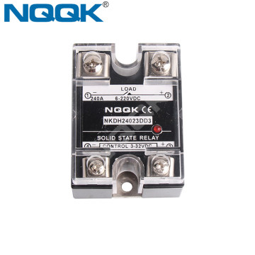 200A 220VDC 32VDC DC/DC Jednofazowy panel SSR MOONT PRZECIND PRZEKAZÓWKI STALI - NKDH20023DD3