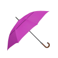 Pink lady holding umbrella