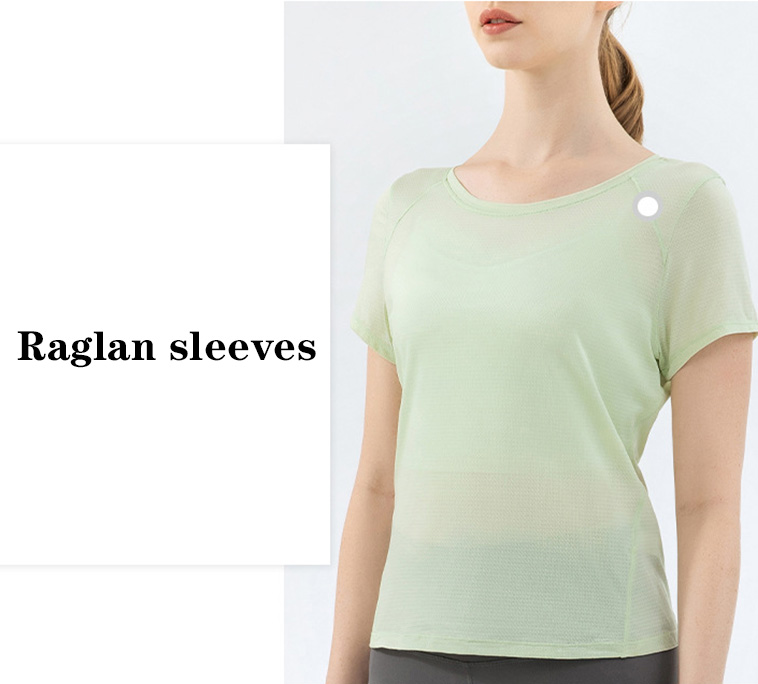 women light green riding base layer