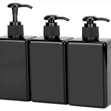 Black PET PETG Plastic 450ML Foaming Bottle Soap Dispenser - IN STOCK NOW