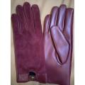 Guantes de cuero de invierno para hombre de cuero de oveja para hombres