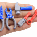 100pcs Kawaii Resin Kids Hand Tool Set Wrench Caliper Screwdriver Plier Hammers  Dolls Houses Miniature Toy accessories