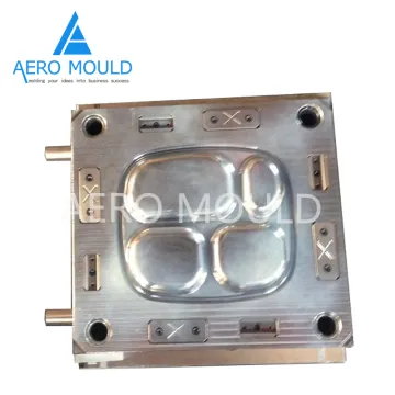 Easy Cleaning Double Color Baby Feeding Plate Mould