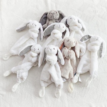 Wholesale Super Soft Plush Bunny Blanket for Newborns and Kids