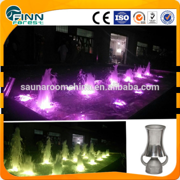 Musical bubble fountain lighting foam fountain nozzle