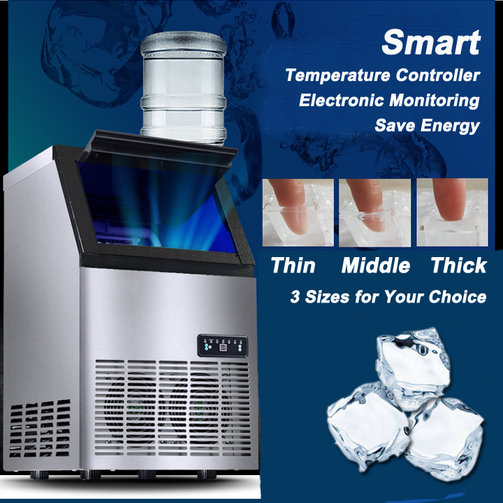 Ali baba trusted suppliers stainless steel commercial under counter cube ice machines for office