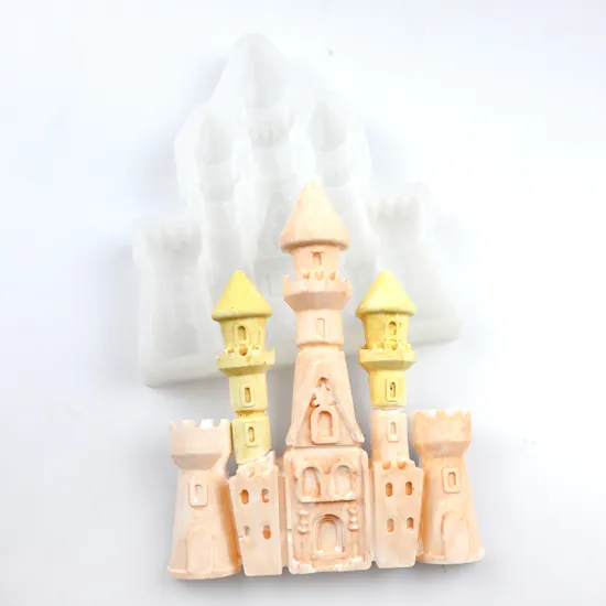 024 Single Tower Castle Shape Silicone Cake Mold: Perfect for Baking and Resin Decoration