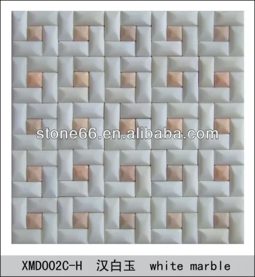white square marble mosaics
