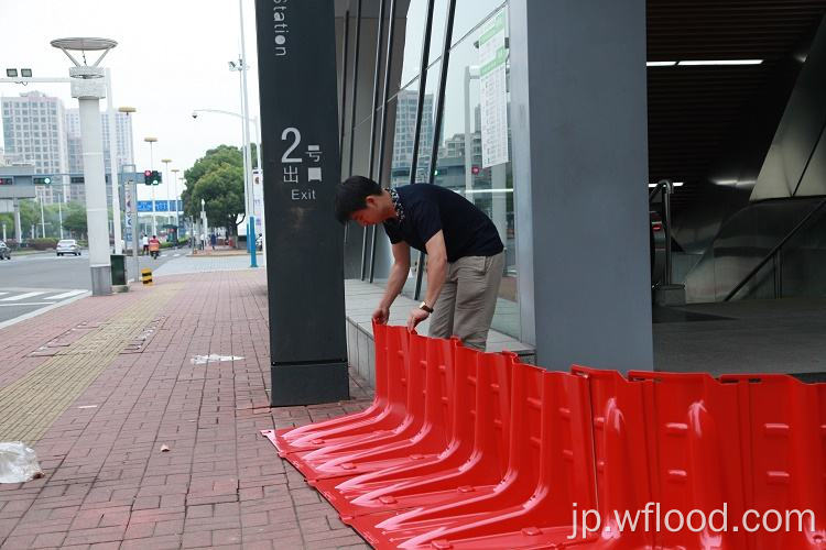 可動洪水制御障壁都市の水ゆで管理