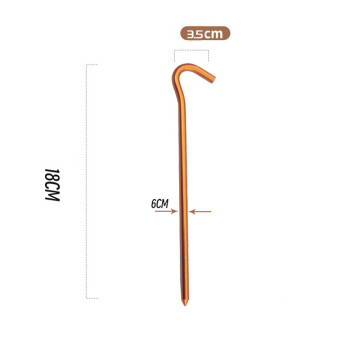Camping and Garden: Edging Fence Hooks, Pegs, and Tent Stakes for Snow, Sand, and Beach Canopies