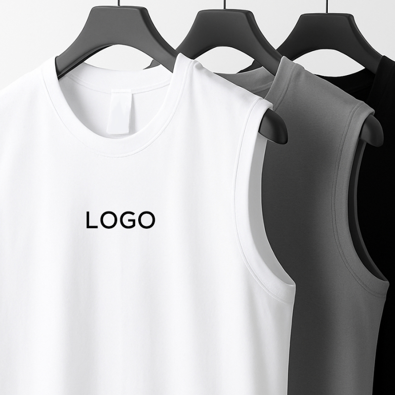 Men's 100% Cotton Sleeveless Tank Top