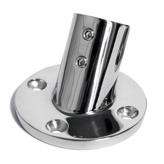 Top quality 316 stainless steel marine 60 degree boat round base wholesale