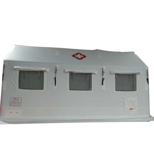 Inflatable White Medical Aid Tents for Field Hospitals